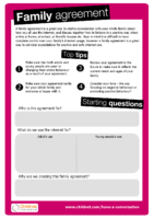Family Internet Agreement Template