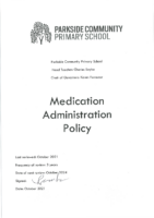 Medication Administration Policy