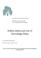 Online Safety and Use of Technology Policy