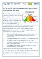 Parent/carer tip No4 – exam stress