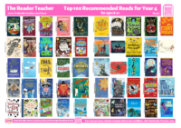 Year 4 book list poster