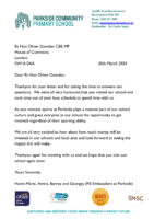 Year 6 Letter to Oliver Dowden