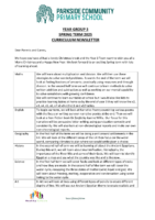 Year 3 Class Letter Spring